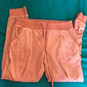 Velour sweat pants